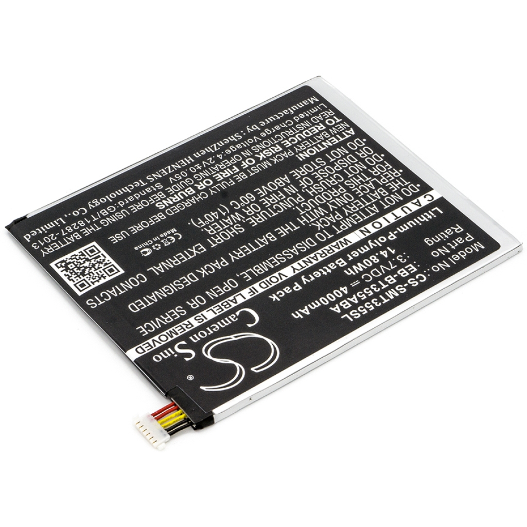 Tabletbatteri Samsung CS-SMT355SL