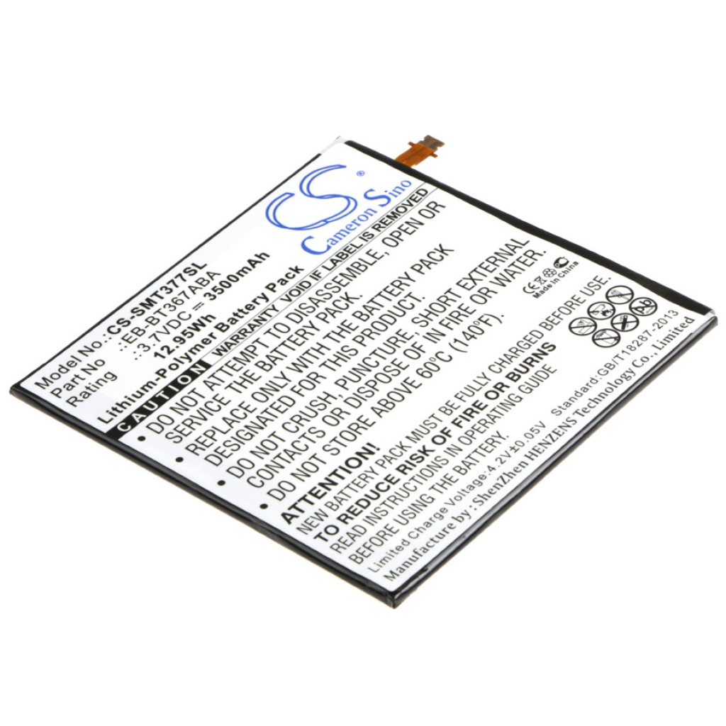 Tabletbatteri Samsung CS-SMT377SL