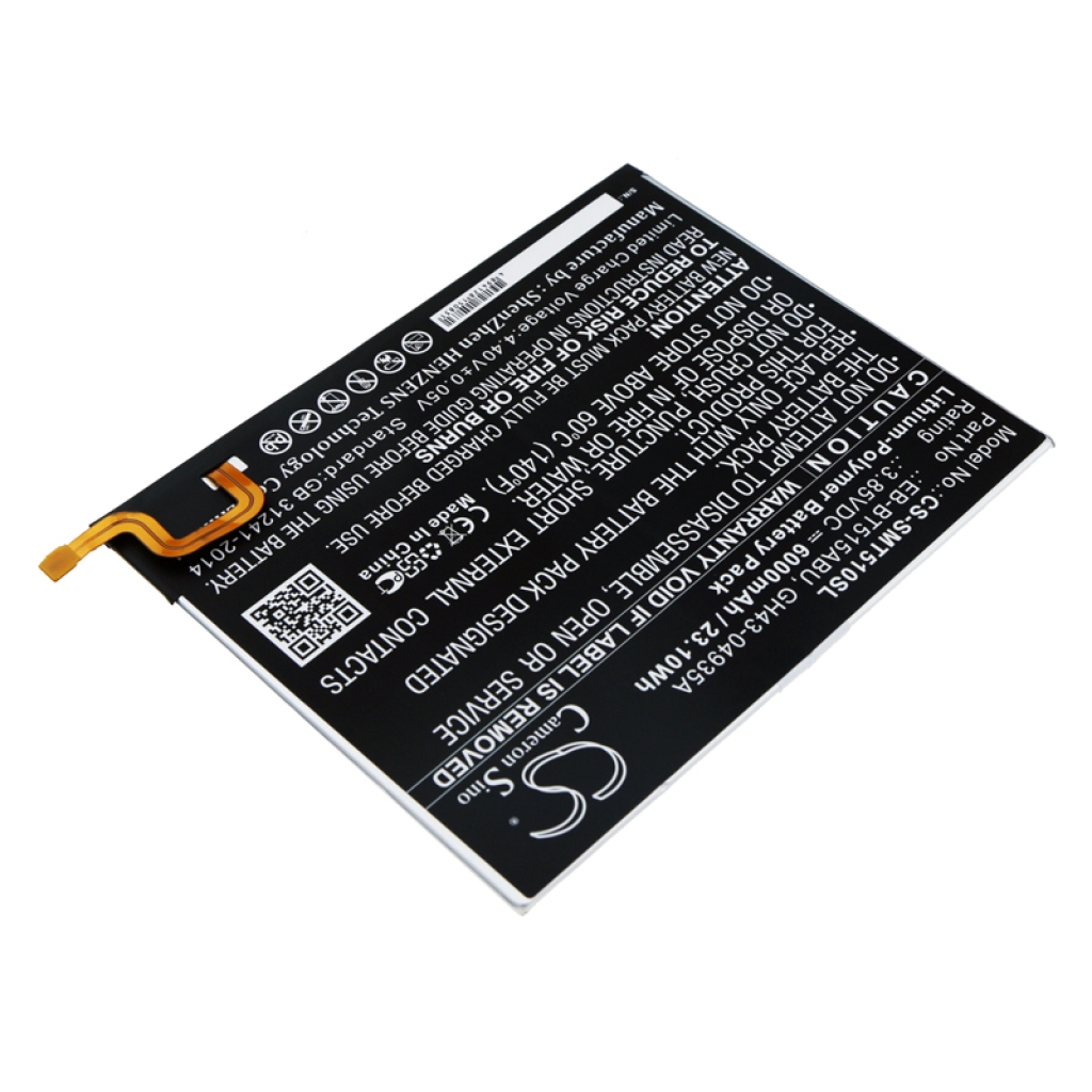 Tabletbatteri Samsung CS-SMT510SL
