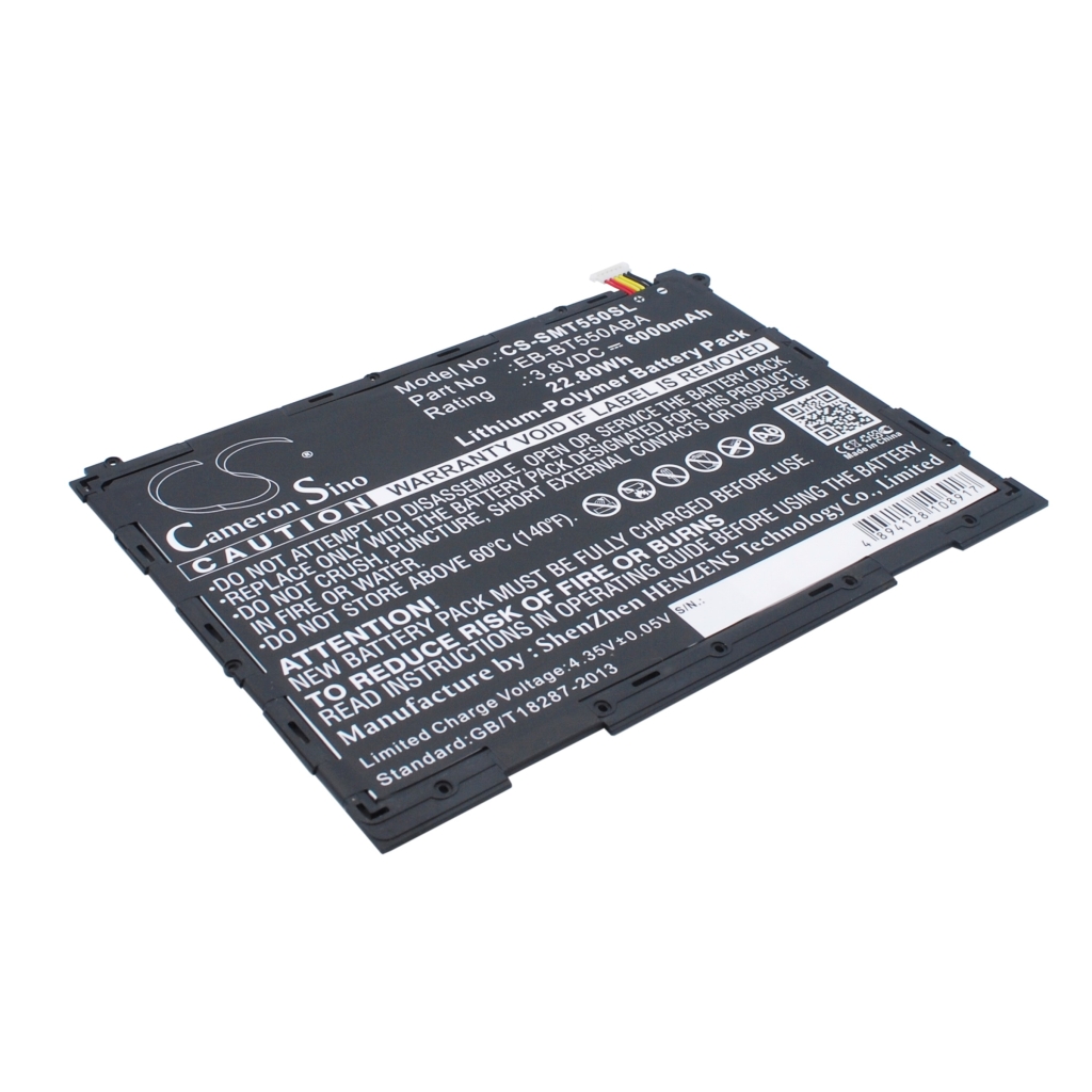 Tabletbatteri Samsung CS-SMT550SL