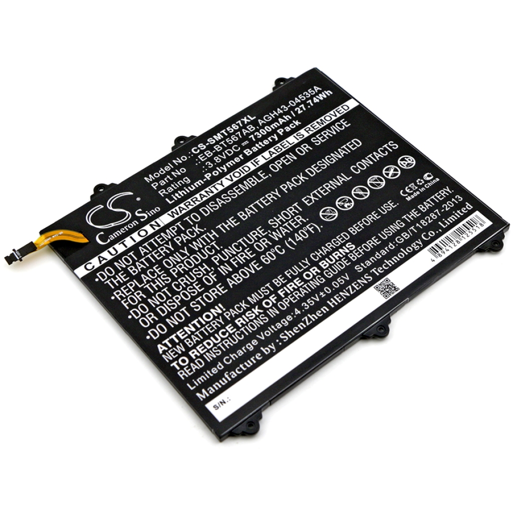 Tabletbatteri Samsung CS-SMT567XL