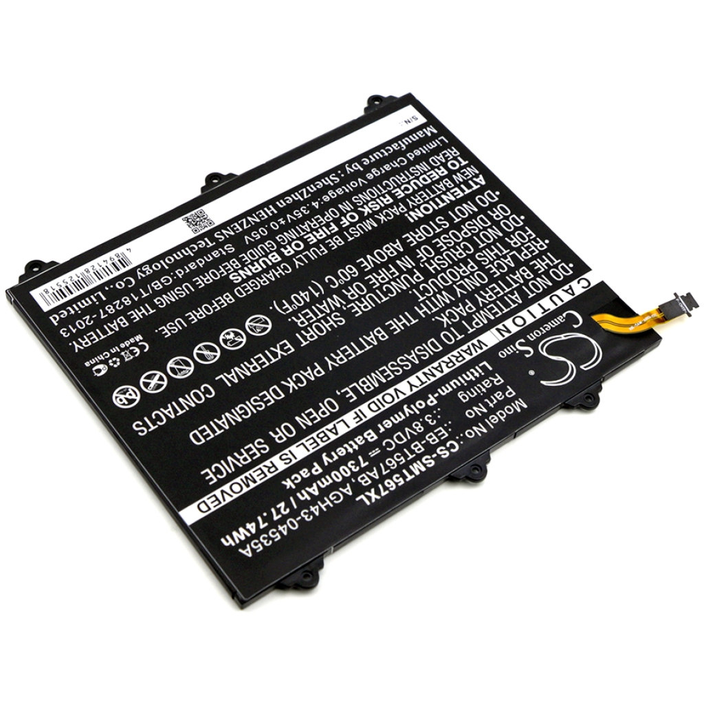 Tabletbatteri Samsung CS-SMT567XL
