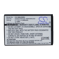 Kompatibel batteriudskiftning til Verizon AB463651GZ,AB463651GZBSTD,SAMINTBATS2