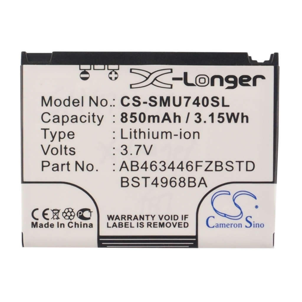 Batteri kompatibel med Samsung CS-SMU740SL