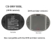 Batteri kompatibel med Sonos CS-SMV100SL