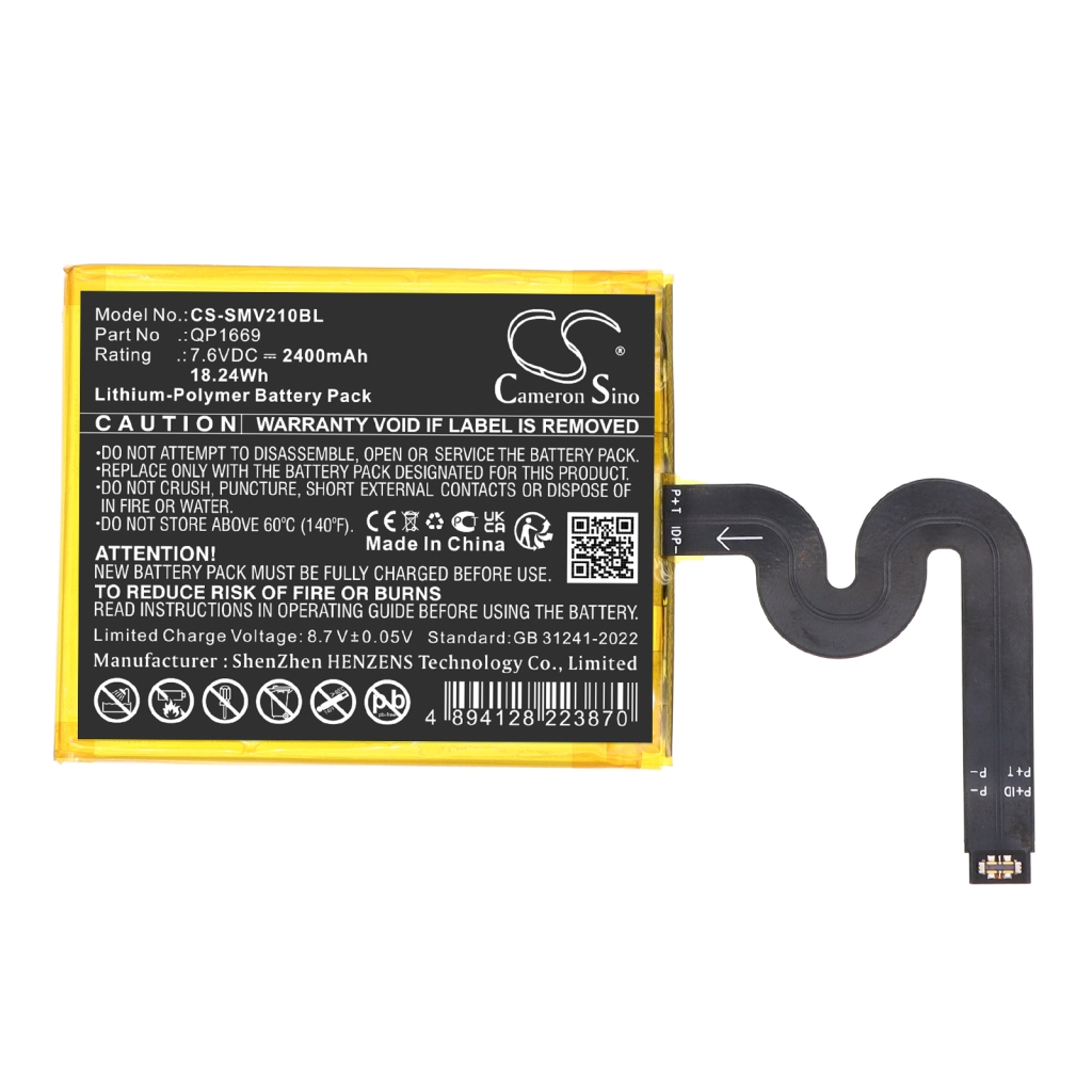 Betalings terminalbatteri Sunmi CS-SMV210BL