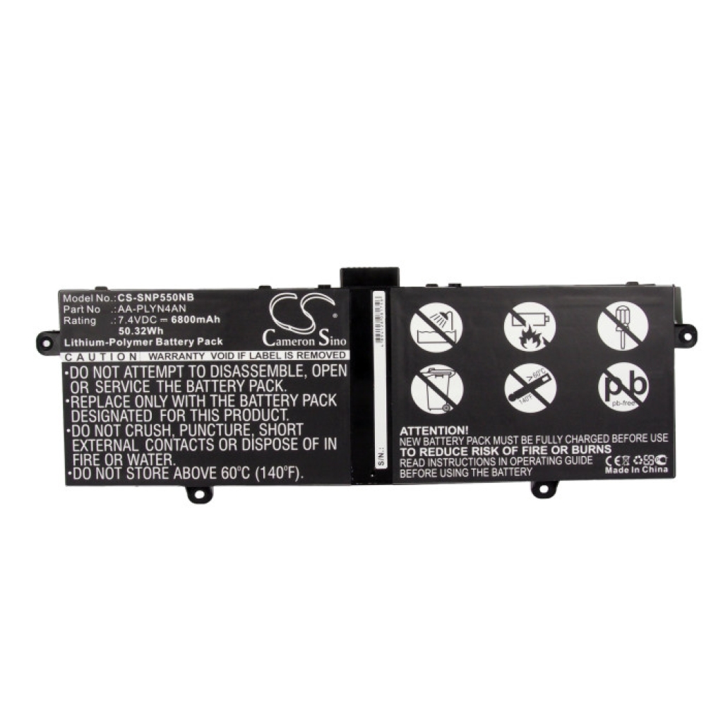 Notebookbatteri Samsung CS-SNP550NB
