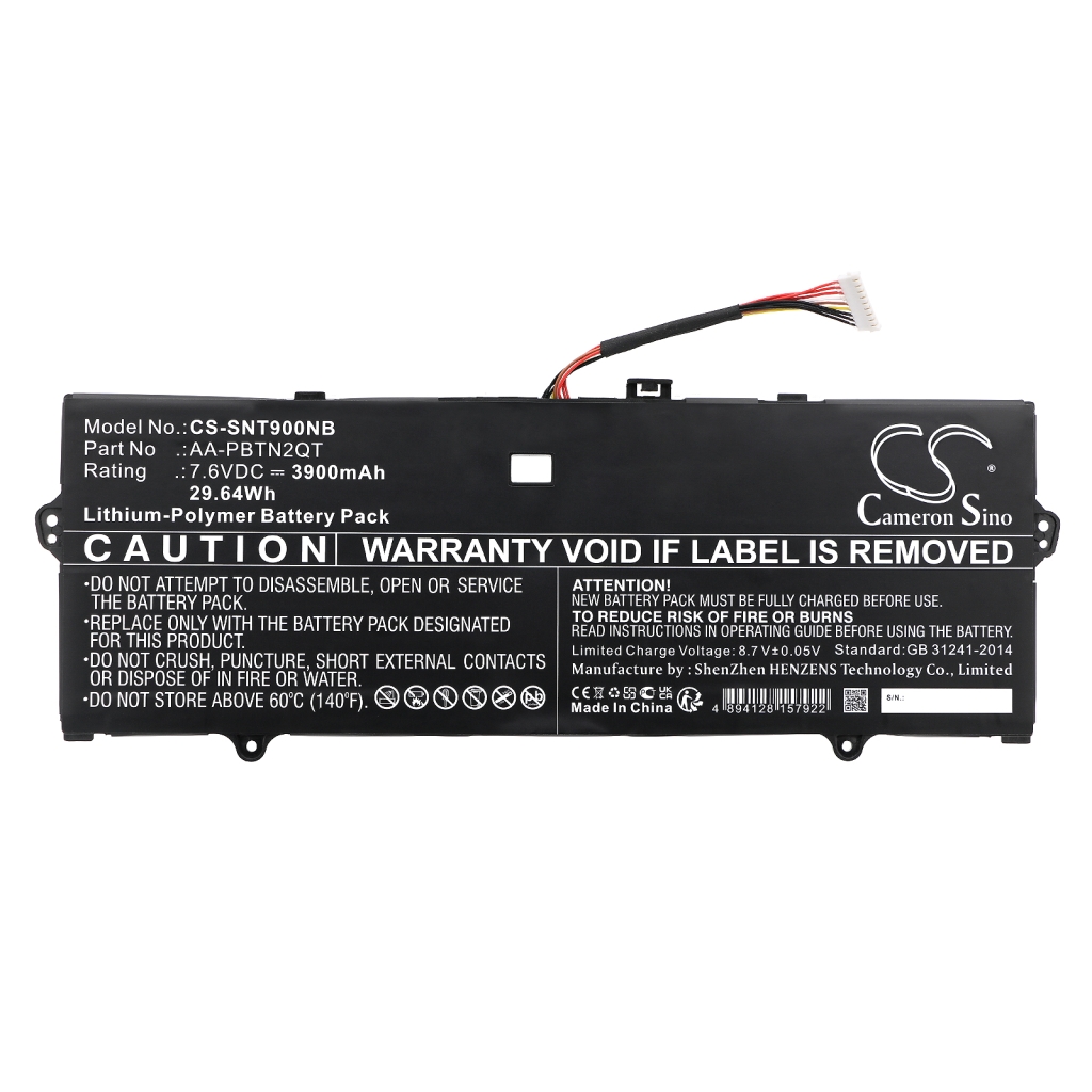 Notebookbatteri Samsung CS-SNT900NB