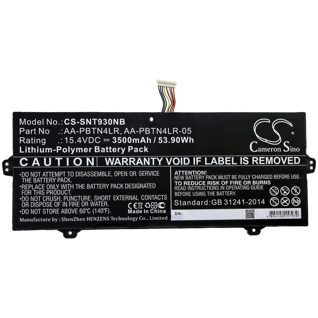 Notebookbatteri Samsung NT950SBV