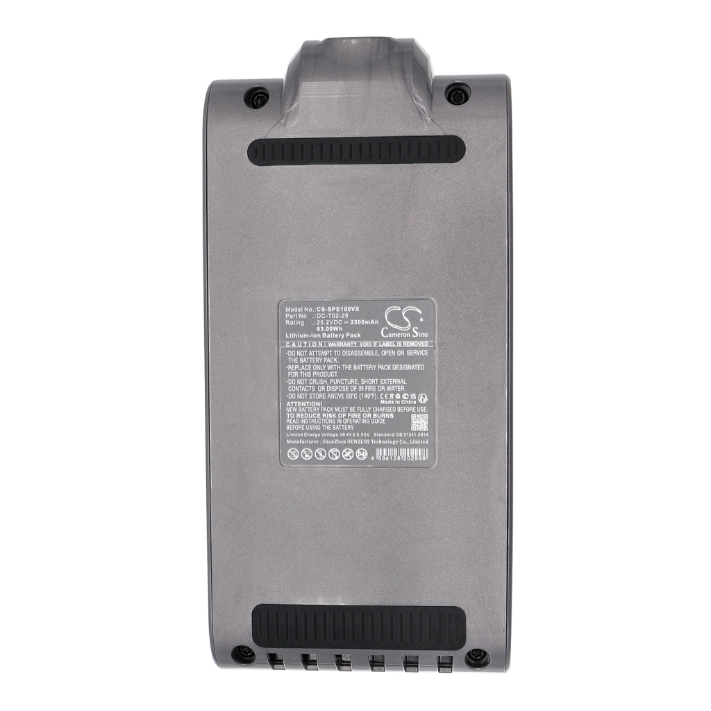 Støvsugerbatteri Supro CS-SPE100VX