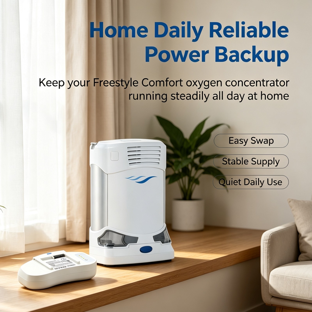 Batterier kompatibel med Caire Inc FreeStyle Comfort portable oxygen concentrator Trade Comfort Portable Concentrator CS-SPF340MD