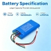 Batteri kompatibel med Airsep CS-SPF500MD