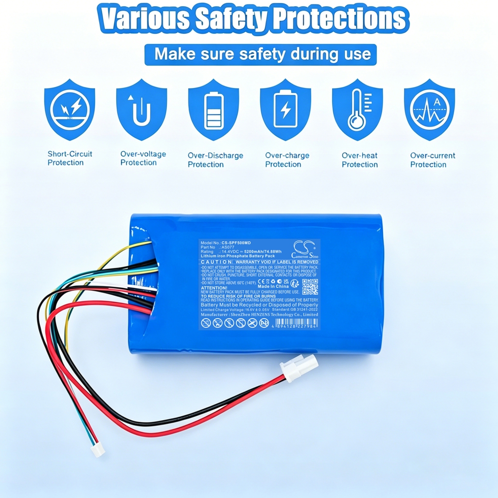 Batteri kompatibel med Airsep CS-SPF500MD