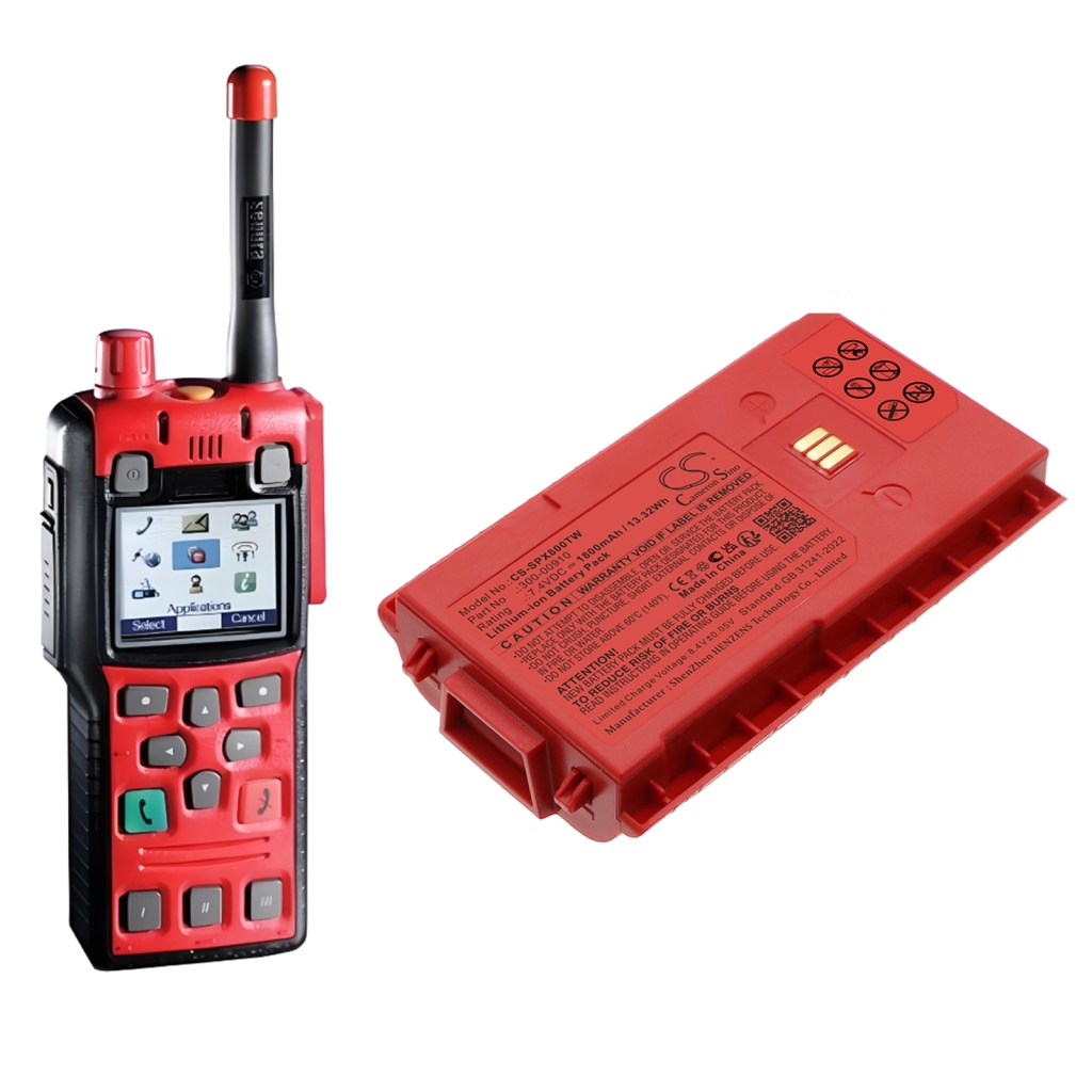 Two-Way Radio Battery Sepura CS-SPX800TW