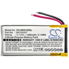 Kompatibel batteriudskiftning til Cardo BAT00007