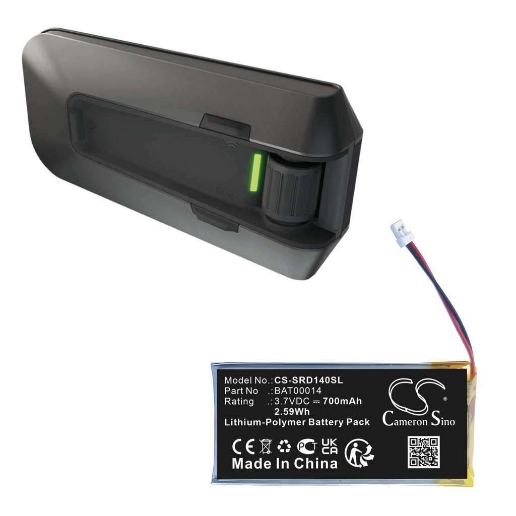 Trådløst headsetbatteri Cardo CS-SRD140SL