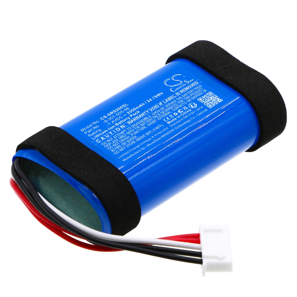 Højttalerbatteri Sony CS-SRS200SL