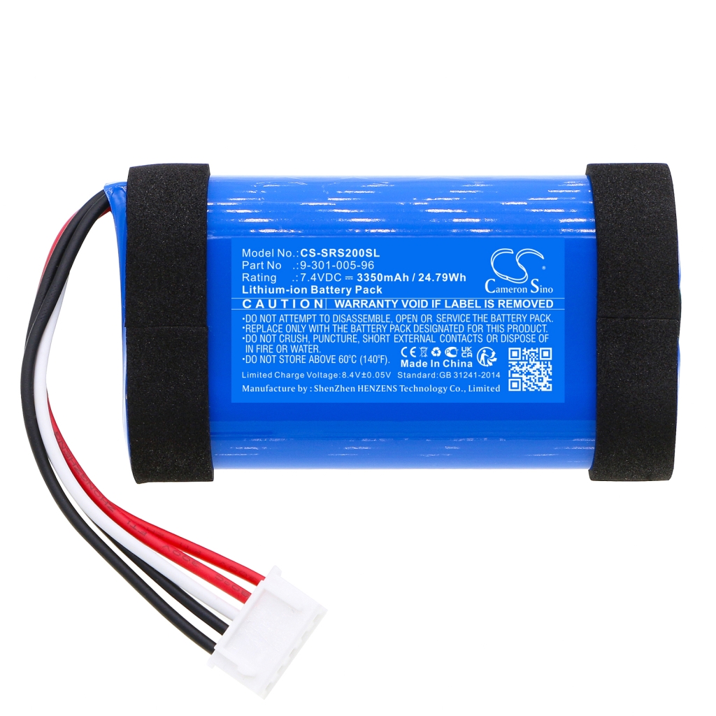Højttalerbatteri Sony CS-SRS200SL
