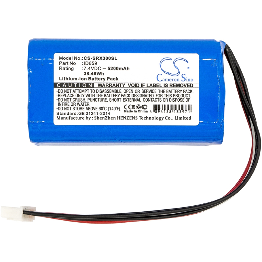 Højttalerbatteri Sony CS-SRX300SL