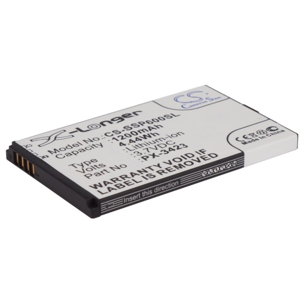 Mobiltelefonbatteri Simvalley CS-SSP600SL
