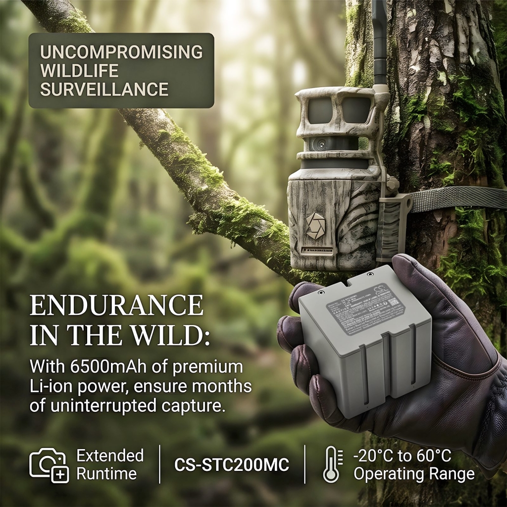 Batteri kompatibel med Stealth cam CS-STC200MC