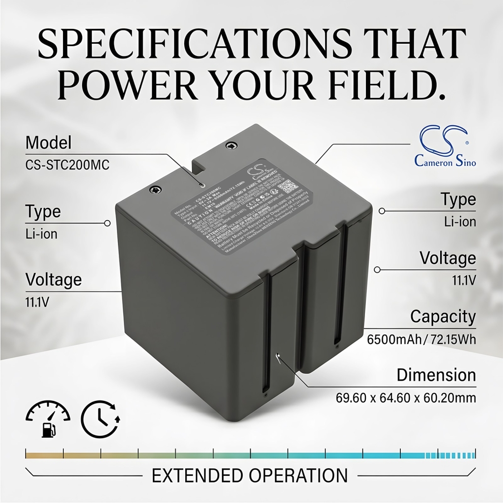 Batteri kompatibel med Stealth cam CS-STC200MC
