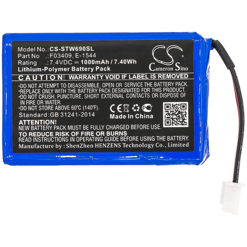 Batterier Erstatter F03409