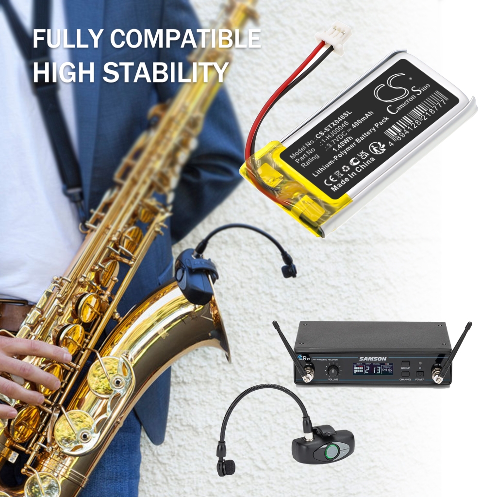 Trådløst headsetbatteri Samson CS-STX046SL