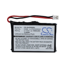Kompatibel batteriudskiftning til Sureshotgps 039B,1/LIP553450UC
