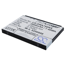 Kompatibel batteriudskiftning til Sierra Wireless 5200008,W-3