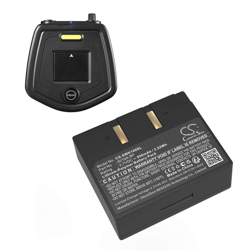 Wireless Headset Battery Saramonic CS-SWK100SL