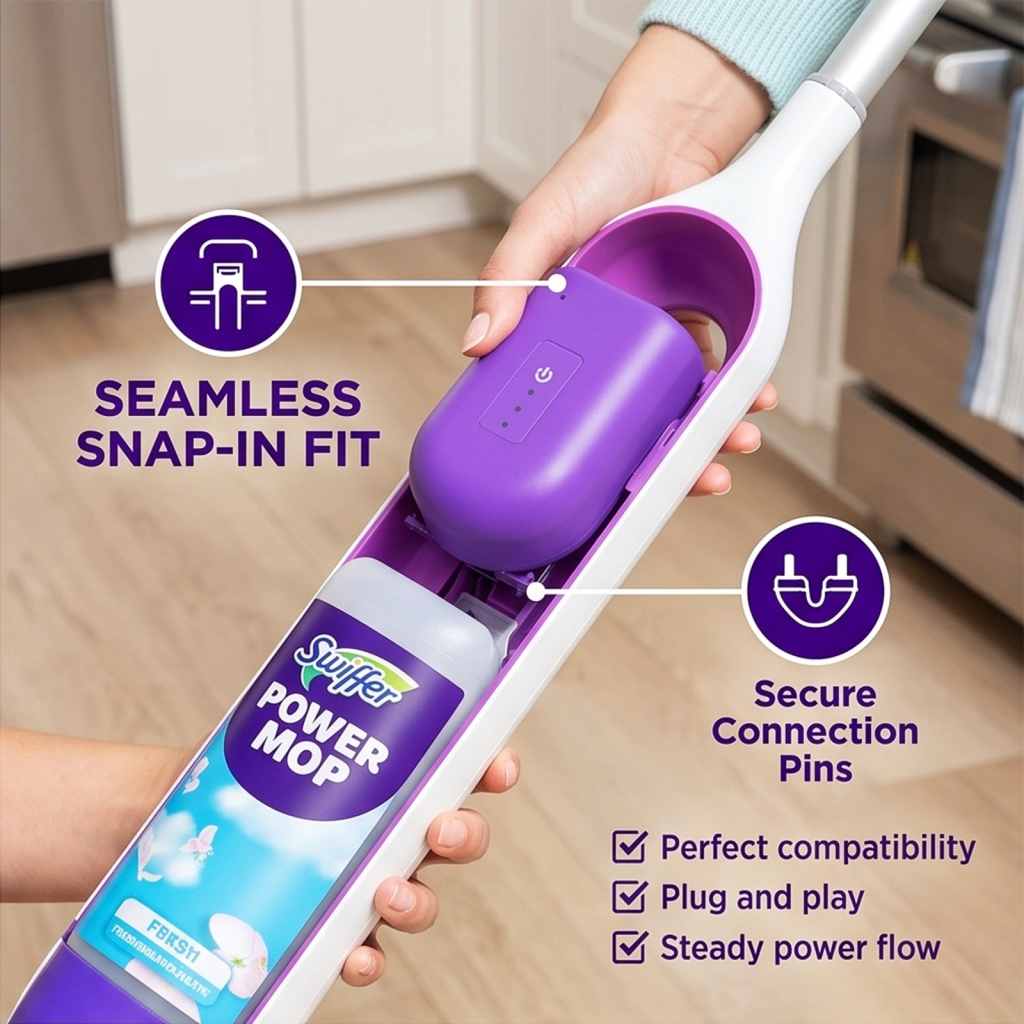 Batterier kompatibel med Swiffer Power Mop CS-SWP100VX