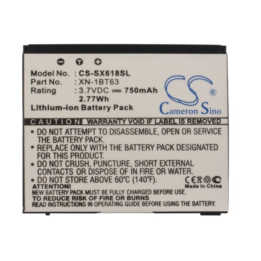 Mobiltelefonbatteri Sharp CS-SX618SL