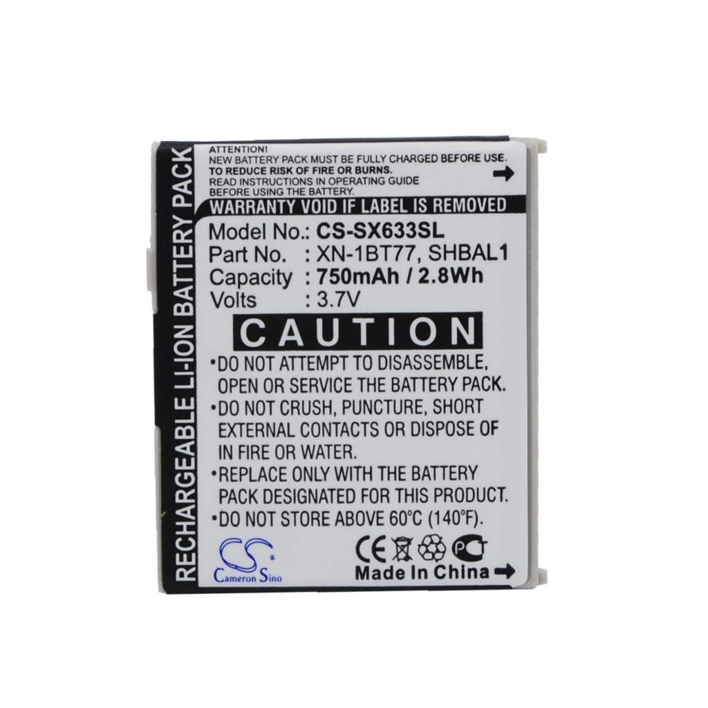 Batteri kompatibel med Sharp Vodafone SoftBank CS-SX633SL