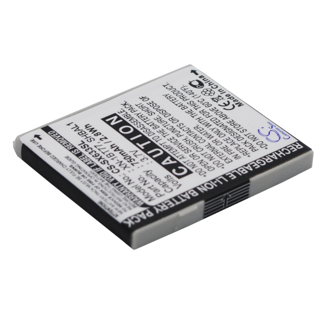 Batteri kompatibel med Sharp Vodafone SoftBank CS-SX633SL