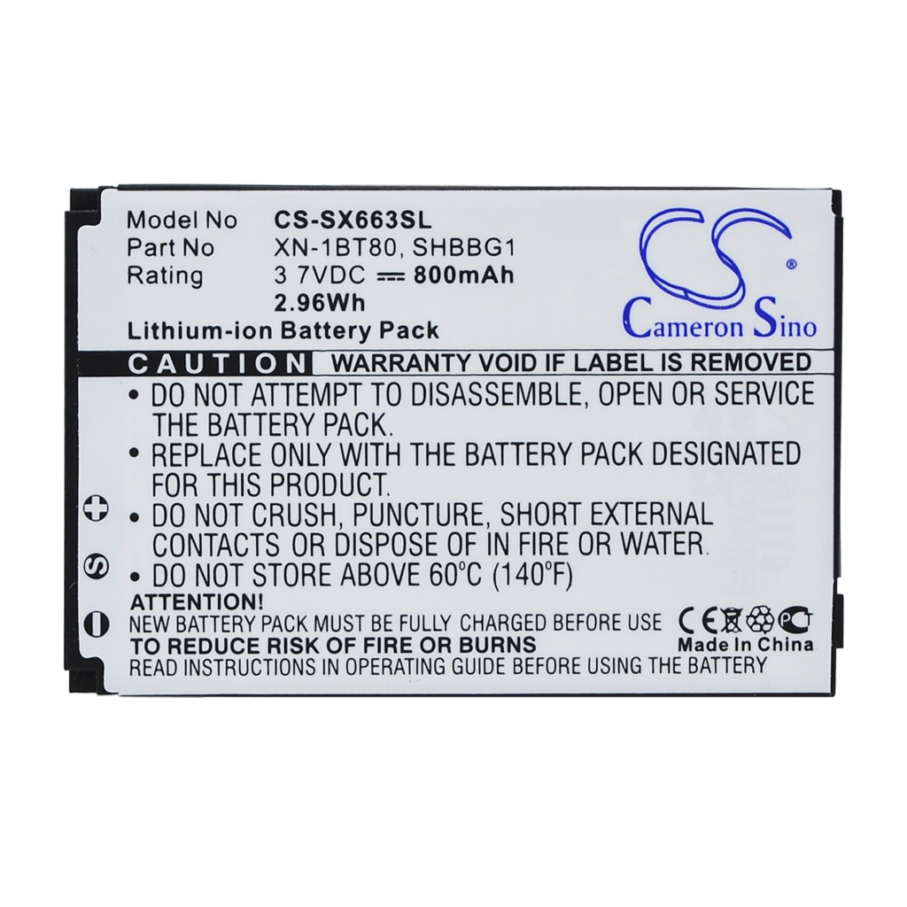 Batteri kompatibel med Sharp SoftBank CS-SX663SL