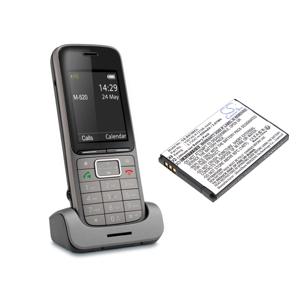 Cordless Phone Battery Openstage Unify Comfortel Gigaset CS-SX780CL