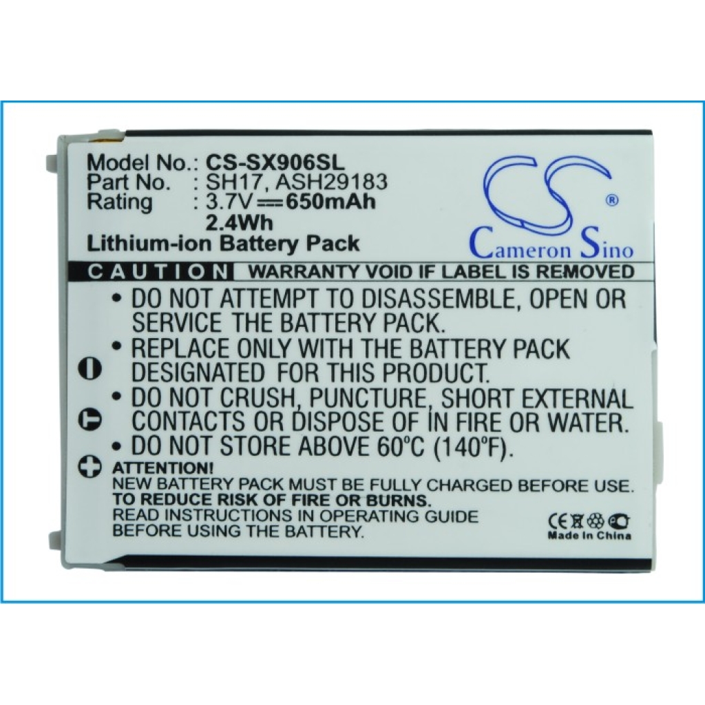 Mobiltelefonbatteri Sharp CS-SX906SL