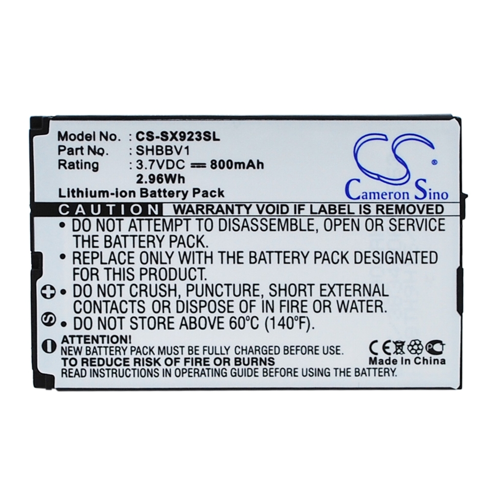 Mobiltelefonbatteri Sharp CS-SX923SL