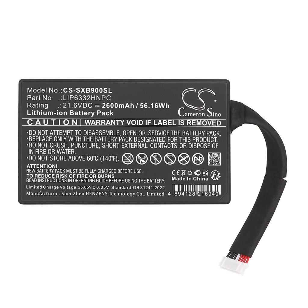 Højttalerbatteri Sony CS-SXB900SL