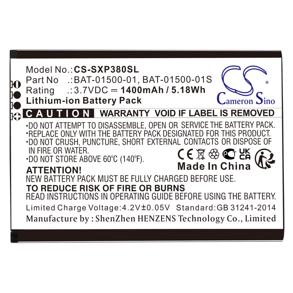 Mobiltelefonbatteri Sonim CS-SXP380SL