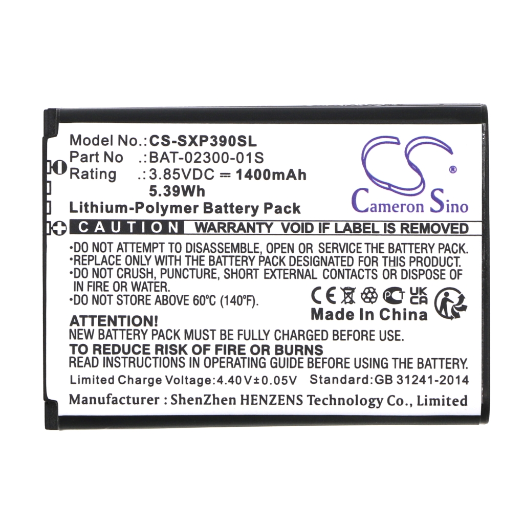 Mobiltelefonbatteri Sonim CS-SXP390SL