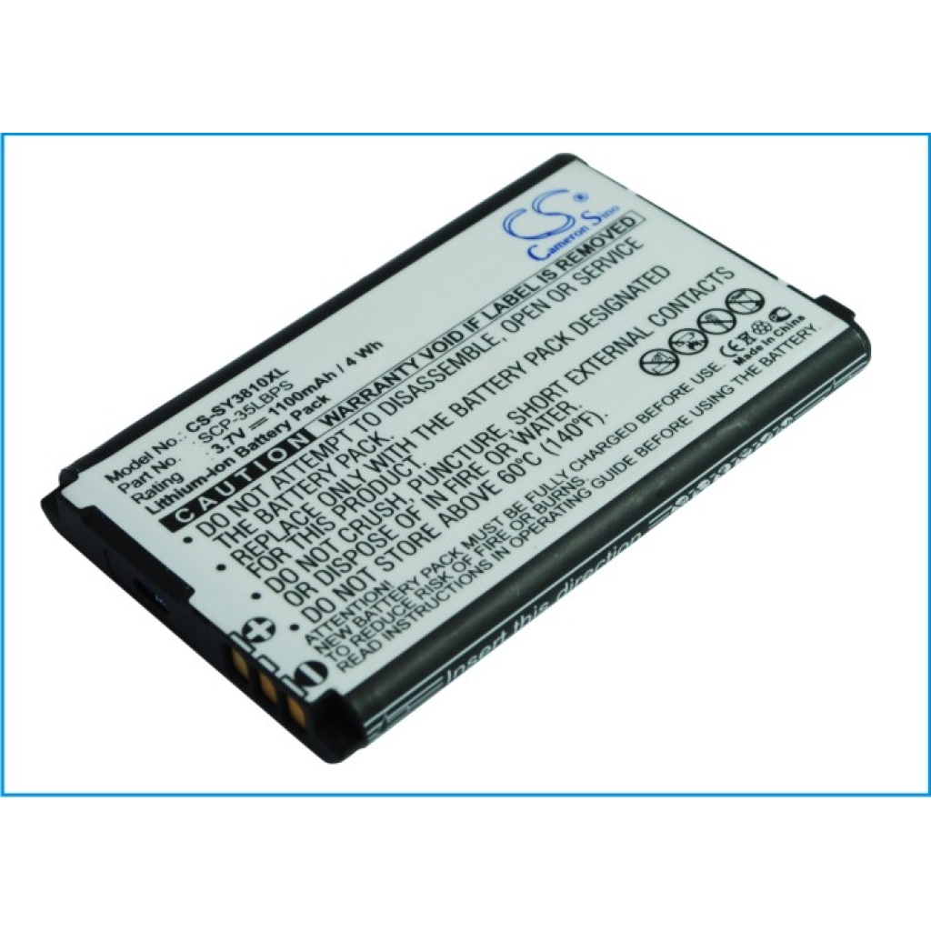 Mobiltelefonbatteri Sanyo CS-SY3810XL