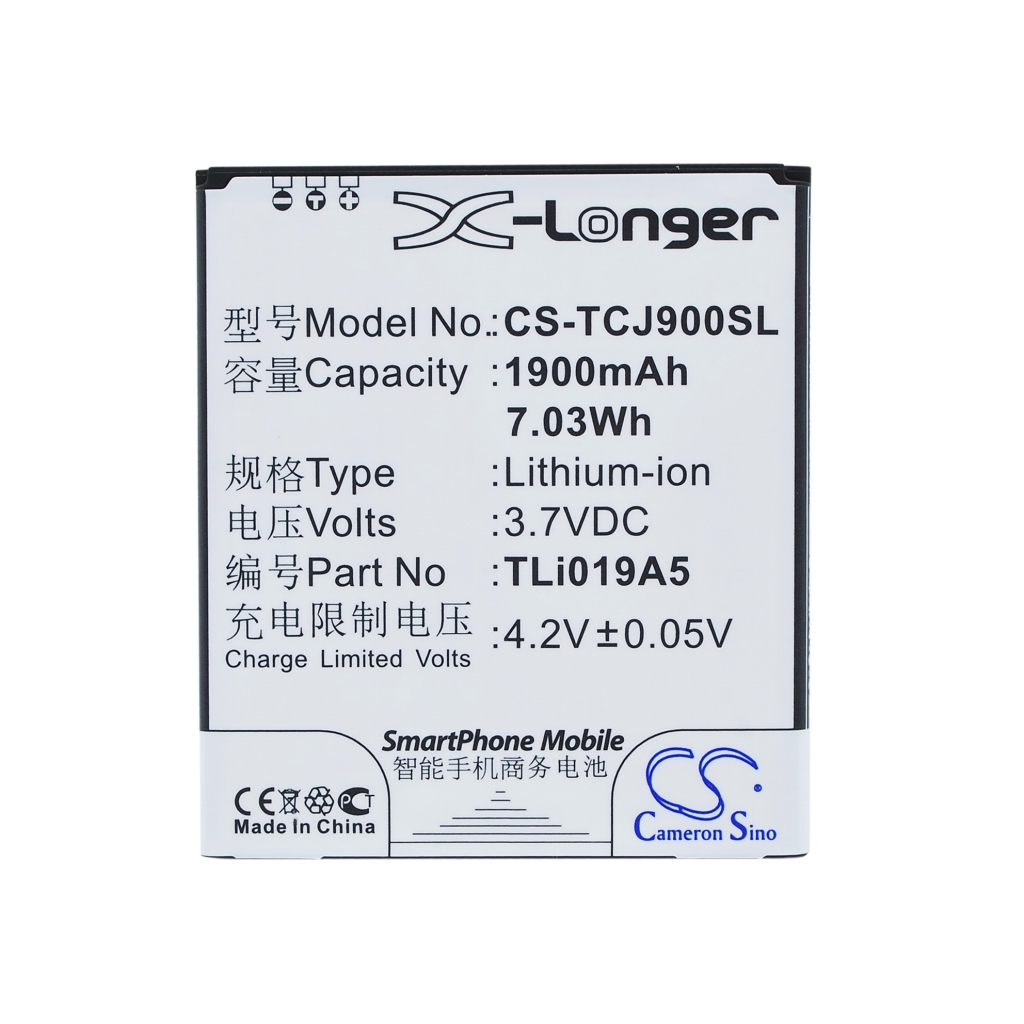 Batteri kompatibel med Alcatel TCL CS-TCJ900SL