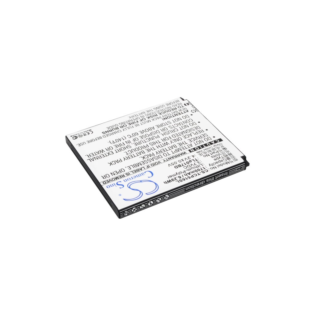 Batteri kompatibel med TCL CS-TCP516SL