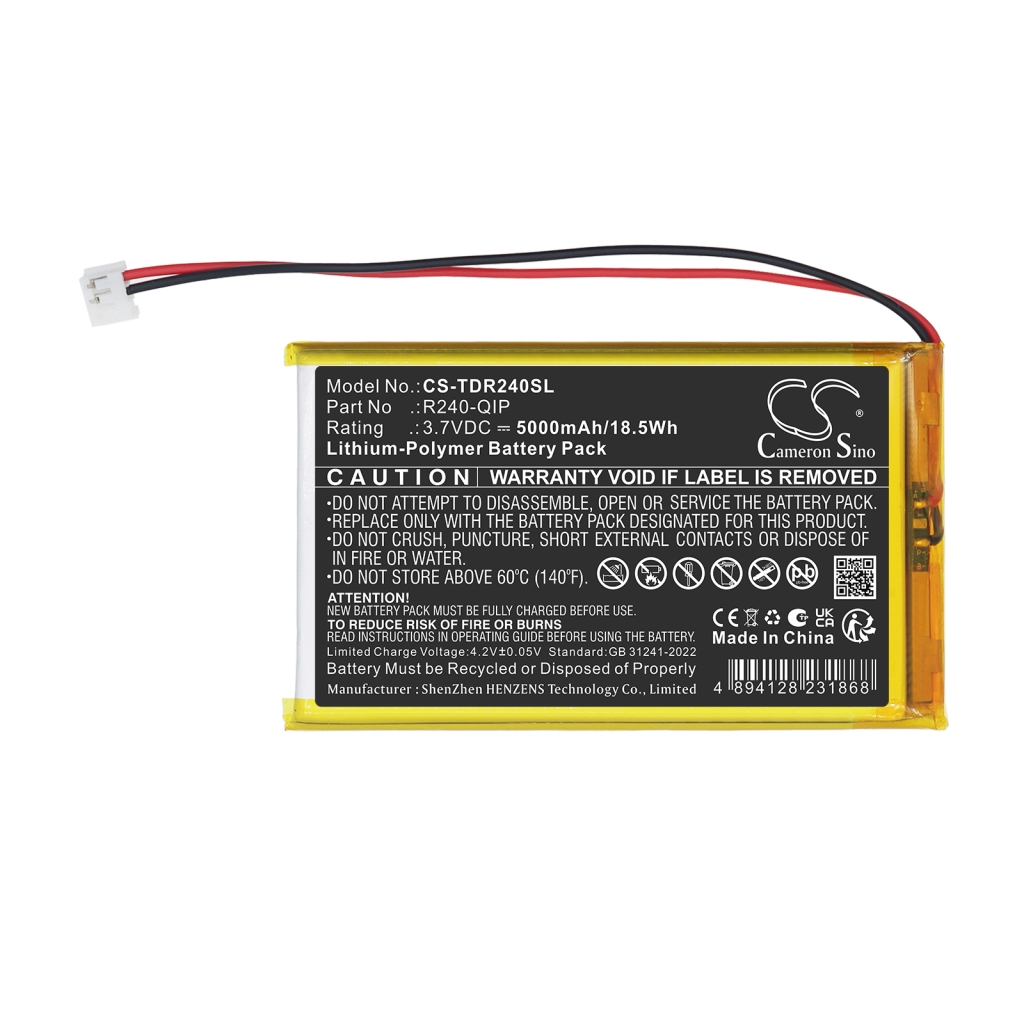 Batterier kompatibel med Trend-Networks FiberMASTER OTDR CS-TDR240SL