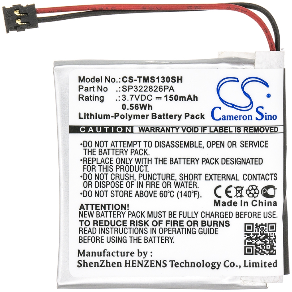 Smartwatchbatteri Tomtom CS-TMS130SH