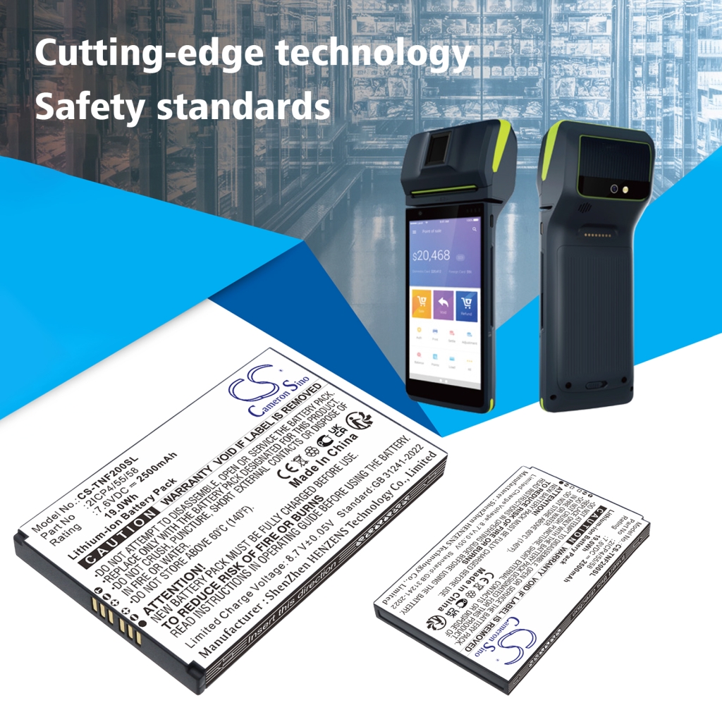 Betalings terminalbatteri Feitian CS-TNF200SL