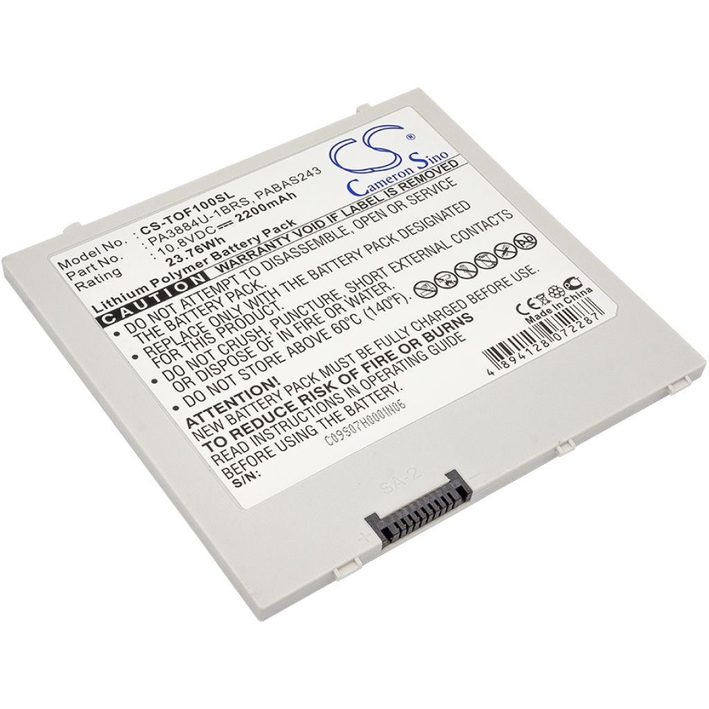 Tabletbatteri Toshiba CS-TOF100SL