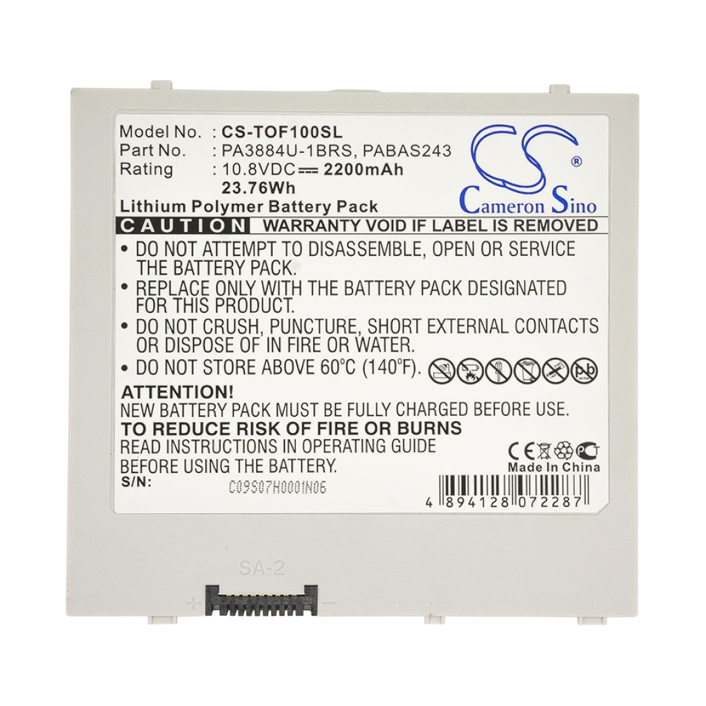 Tabletbatteri Toshiba CS-TOF100SL